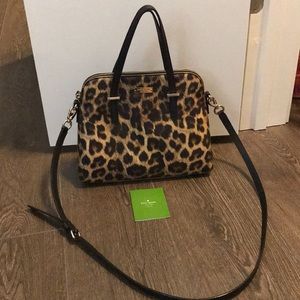 Small Kate spade leopard bag